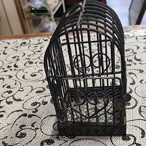 Decorative Black Metal Birdcage